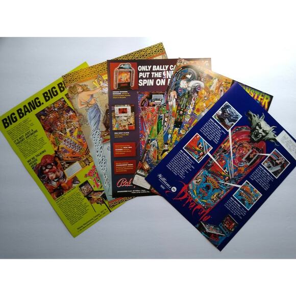 Pinball FLYERS Party Zone NBA Tales Of Arabian Nights Dracula Monster Bash #40 - Picture 4 of 4